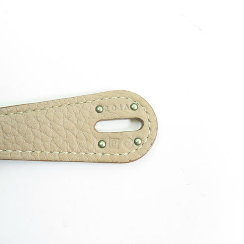 HERMES PHW Lindy 26 2way Shoulder Bag Taurillon Clemence Leather Green