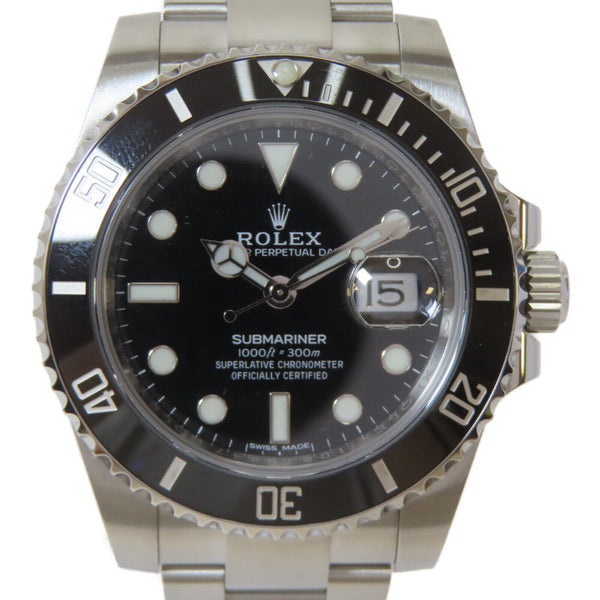 ROLEX Submariner 40mm Automatic Watch 116610LN Stainless Steel Black
