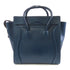 CELINE GHW Luggage Shoulder Bag Calfskin Leather Blue