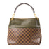 LOUIS VUITTON LV GHW Maida 2 Way Shoulder Handbag Damier/Leather Brown/Green