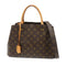 LOUIS VUITTON LV GHW Montaigne MM 2 Way Bag Handbag M41056 Monogram Brown v2