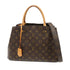 LOUIS VUITTON LV GHW Montaigne MM 2 Way Bag Handbag M41056 Monogram Brown v2