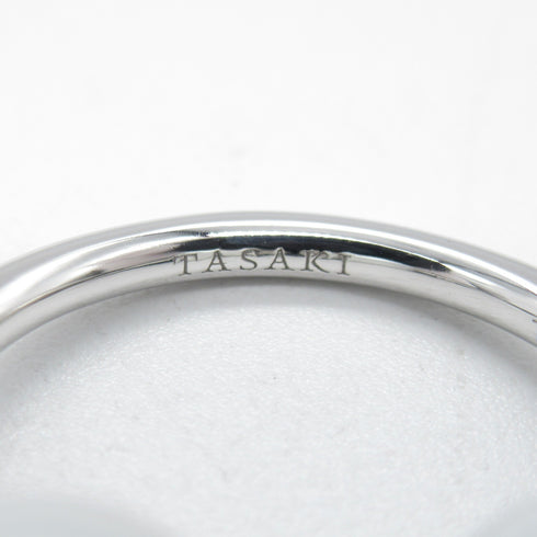 TASAKI Refined Rebellion Pearl Diamond Ring 18K White Gold US#2.75/JP#4