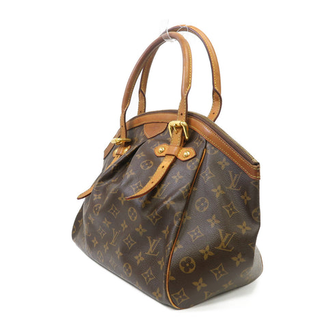 LOUIS VUITTON LV GHW Tivoli GM Handbag M40144 Monogram Brown v6