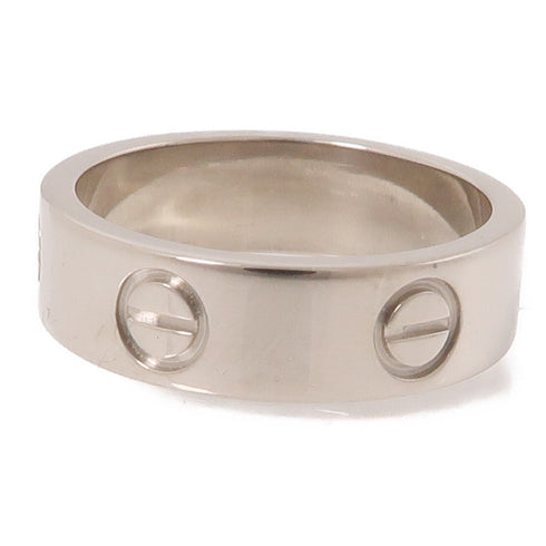 CARTIER Love Ring B4084700 18K White Gold Cartier#52 US#5.75
