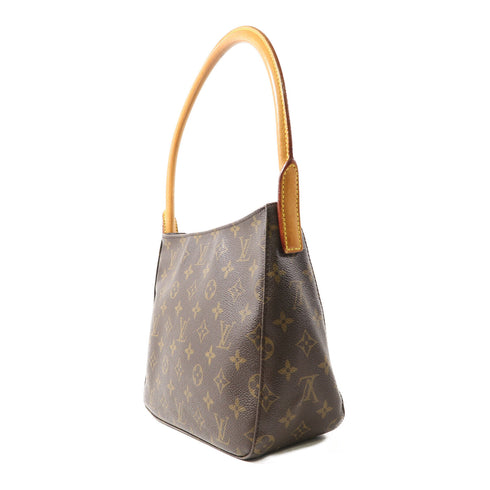 LOUIS VUITTON LV GHW Looping Shoulder Bag M51146 Monogram Brown