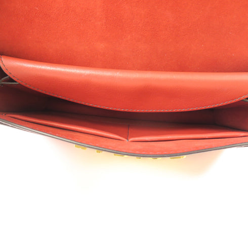 Christian Dior CD GHW J'aDior Chain Shoulder Bag M9002 Calfskin Leather Red