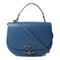 CHANEL CC GHW Coco Curve 2 Way Shoulder Bag Leather Blue