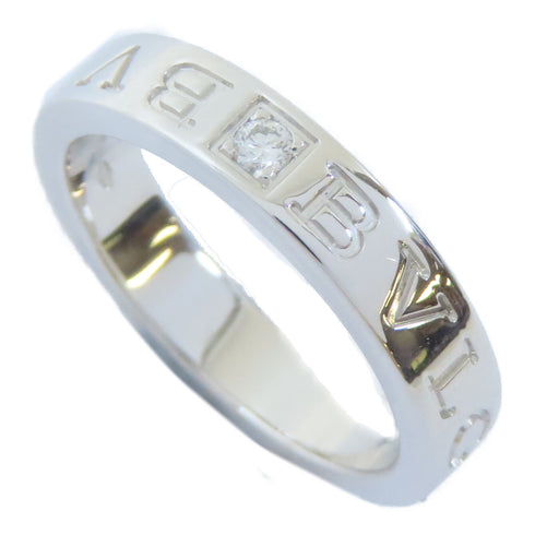 BVLGARI Bvlgari Bvlgari Logo Ring 18K White Gold Diamond US#6.75