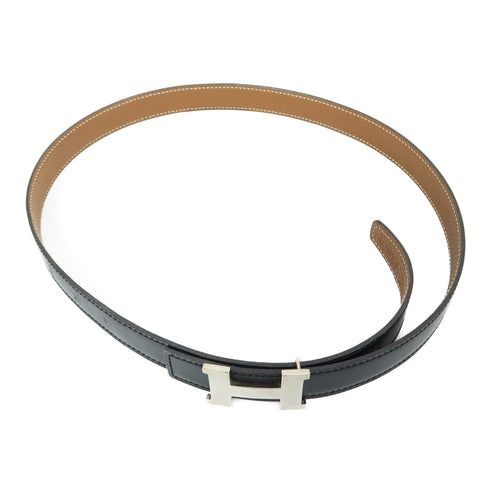 HERMES PHW Mini Constance Belt Togo Leather Silver