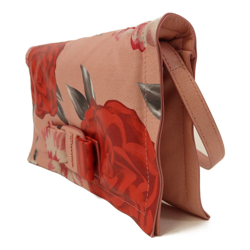 Salvatore Ferragamo Shoulder Bag Calfskin Leather Pink