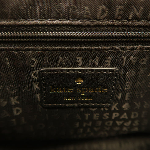 Kate Spade GHW Shoulder Bag 2Way Calfskin Leather Black