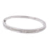 CARTIER Love Bangle SM Bracelet Bangle 18K White Gold/Diamond Silver