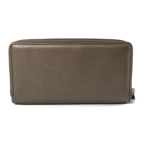 GUCCI GG SHW Long Wallet 308004 Calfskin Leather