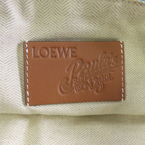 LOEWE Drawstring Pouch Canvas Multicolor