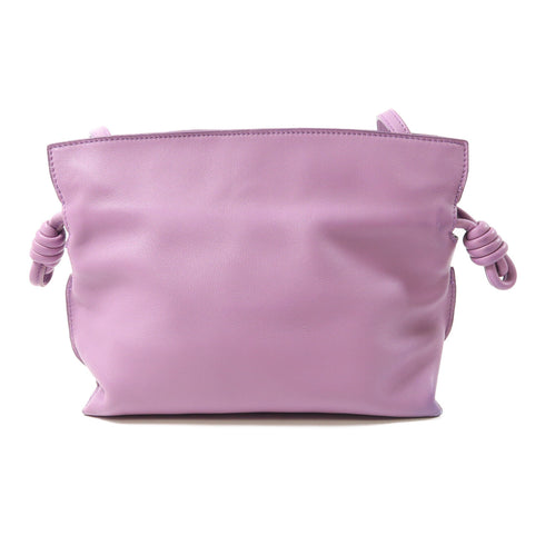 LOEWE GHW Flamenco Clutch Mini Shoulder Bag A411FC2X17 Leather Purple