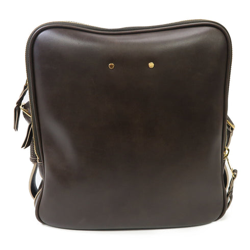 LOUIS VUITTON LV GHW Bequia Trotter GM Handbag M95322 Leather Brown