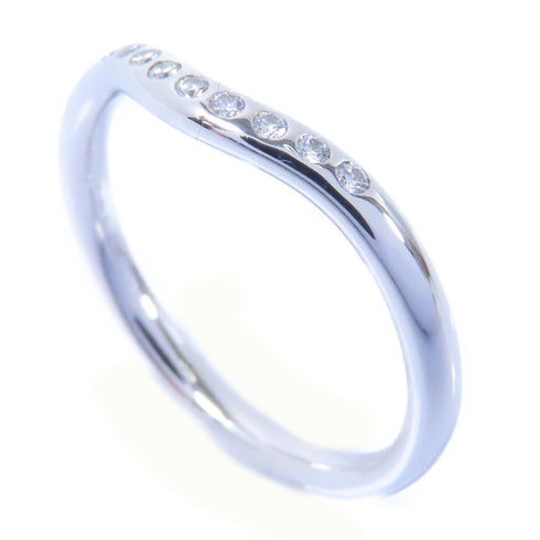 TIFFANY&CO 0.06ct Diamond Wedding Band Ring PT950 Platinum US#5.25