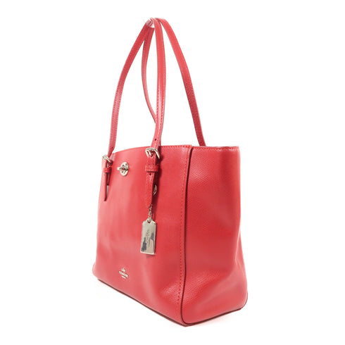 COACH SHW Shoulder Bag Calfskin Leather v1