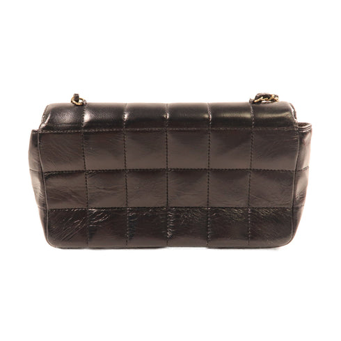 CHANEL CC GHW Chain Shoulder Bag Calfskin Leather Black v1