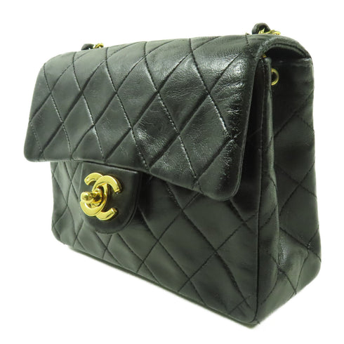 CHANEL CC GHW Chain Shoulder Bag Calfskin Leather v3