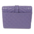 SAINT LAURENT YSL GHW Wallet 651028 Calfskin Leather Purple