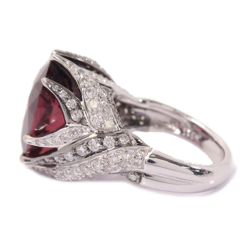 Fine Jewelry Tanzanite 1.51ct Diamond Ring Accessories US#7 18K White Gold