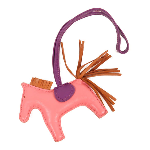 HERMES Rodeo PM Swift Leather Pink/Purple/Brown