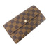 LOUIS VUITTON LV GHW Long Wallet N61734 Damier Ebene Brown