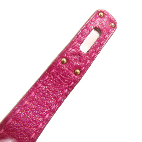 HERMES PHW Tiny Birkin Shoulder Bag Swift Leather K5 Tosca Purple