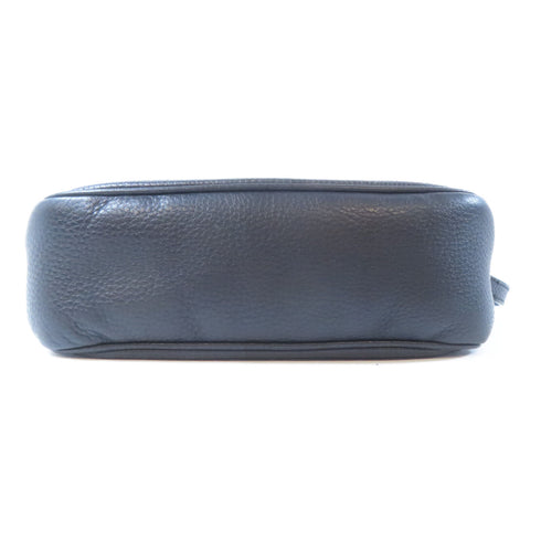 GUCCI GG GHW Soho Disco Shoulder Bag 308364 Calfskin Leather Black