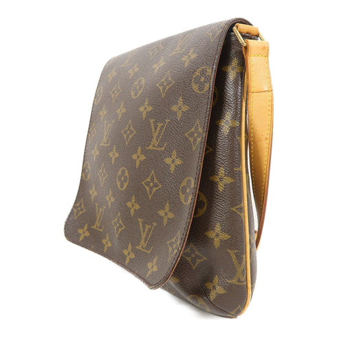 LOUIS VUITTON LV GHW Musette Salsa Shoulder Bag M51258 Monogram Brown v1