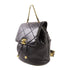 CHANEL CC GHW Backpack Calfskin Leather Black