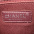 CHANEL CC Mattelasse Shoulder Bag Lambskin Leather Navy