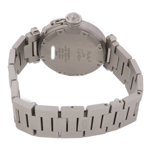 CARTIER Pasha C 2324 Automatic Watch Stainless Steel Silver