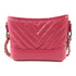 CHANEL CC Gabrielle Small Chain Shoulder Bag Calfskin Leather Pink