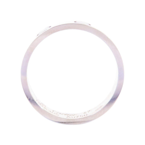 CARTIER Mini Love Ring Cartier#47 US#3.75 18K White Gold