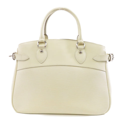 LOUIS VUITTON LV SHW Passy GM Handbag M5925J Epi White