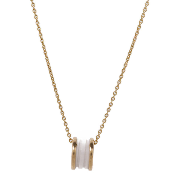 BVLGARI B-Zero1 Necklace 18K Pink Gold/Ceramic