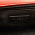CHANEL CC SHW Shoulder Bag Lambskin Leather Red