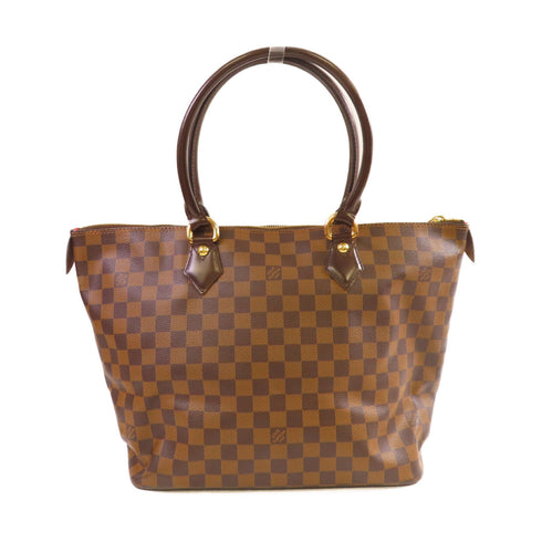 LOUIS VUITTON LV GHW Saleya PM Handbag Shoulder Bag N51183 Damier Ebene Brown