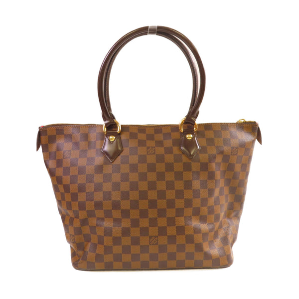 LOUIS VUITTON LV GHW Saleya PM Handbag Shoulder Bag N51183 Damier Ebene Brown