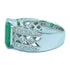 Fine Jewelry 3.14ct Emerald 0.32ct Diamond Ring US#6.25 18K PT900 ...