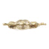 CHANEL CC Hair Clip Metal Crystal Gold