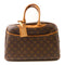 LOUIS VUITTON LV GHW Deauville Handbag M47270 Monogram Brown v2