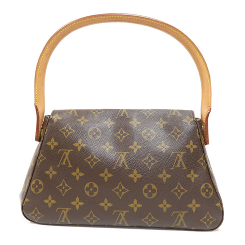 LOUIS VUITTON LV GHW Mini Looping Shoulder Bag M51147 Monogram Brown