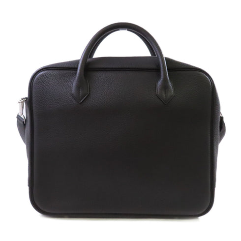 HERMES PHW Steve Meeting II 35 Hand Shoulder Bag Clemence Leather 8P Plomb Grey