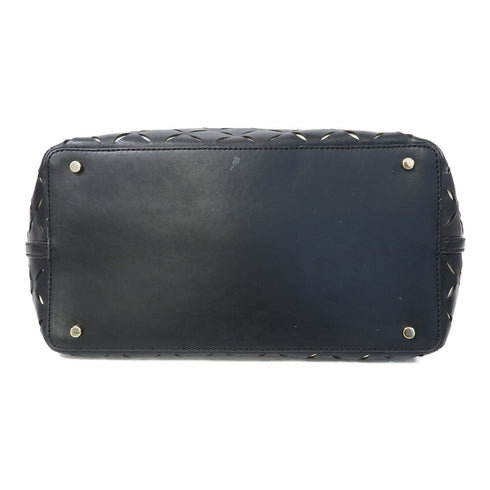 Kate Spade GHW Shoulder Tote Bag Calfskin Leather Black