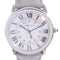 CARTIER Ronde De Cartier Automatic Watch SS Leather Belt WSRN0013 White