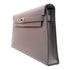 HERMES PHW Kelly Elan Shoulder Bag Madame Leather Gris Misty/Grey
